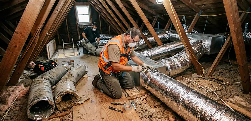 AC Duct Replacement in Coronado