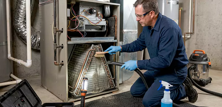 Furnace Coil Cleaning in Coronado