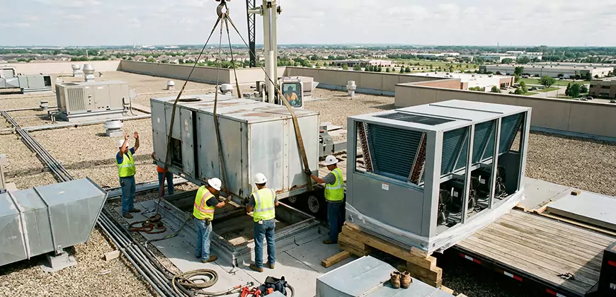 Commercial Air Handling Unit Replacement in Coronado